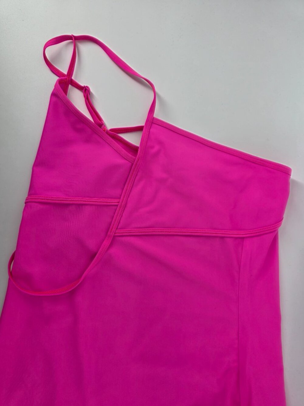 Balenciaga Hot Pink Bodycon Mini Dress – XS – Stretch Designer Club Dress - Picture 3 of 12